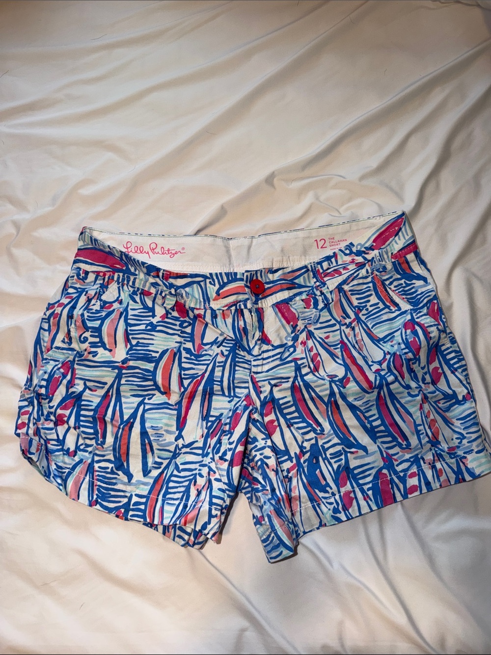 Lilly Pulitzer Callahan Shorts Red Right Return